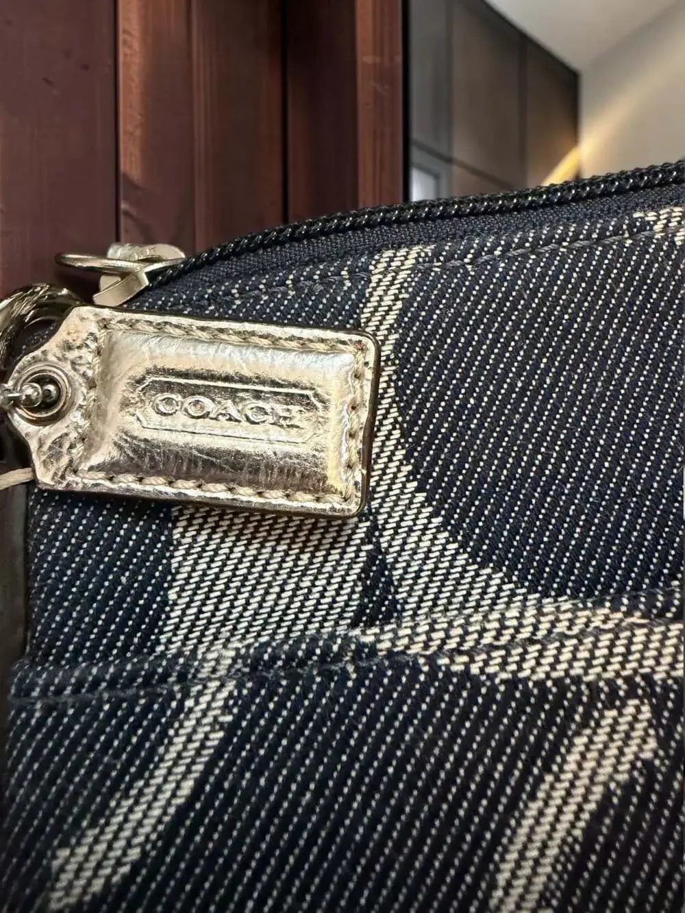 Coach black grey